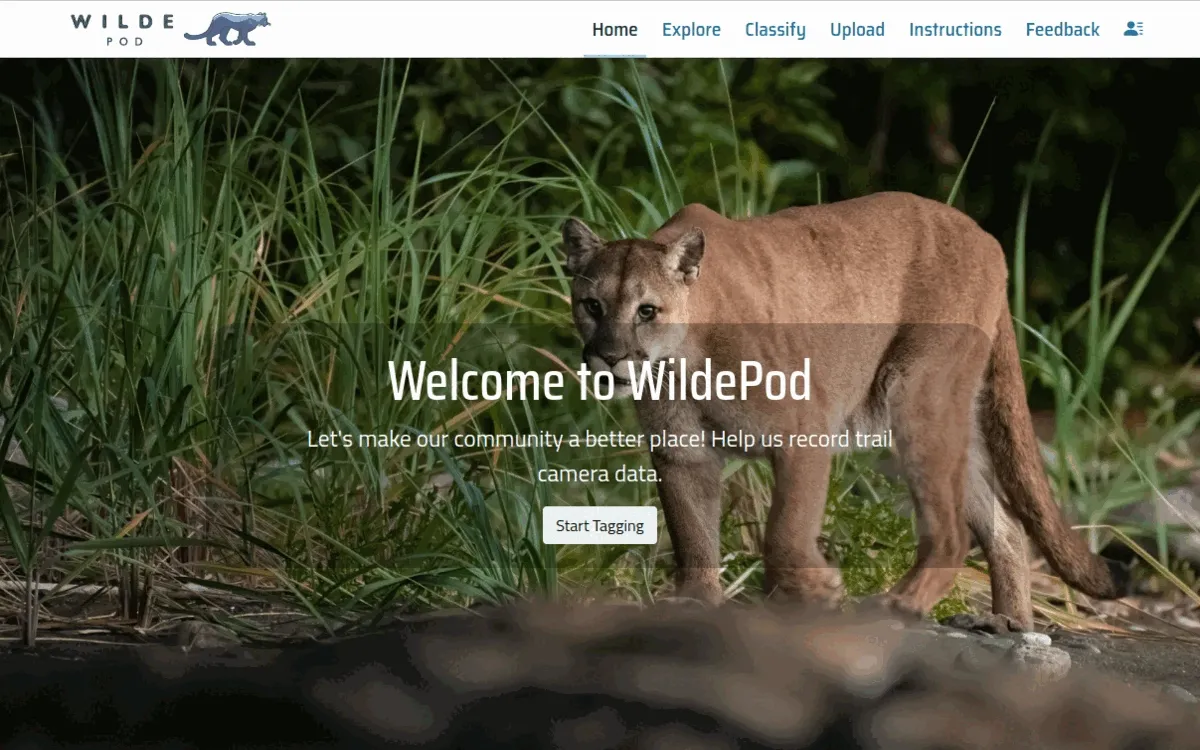 WildePod.org site preview